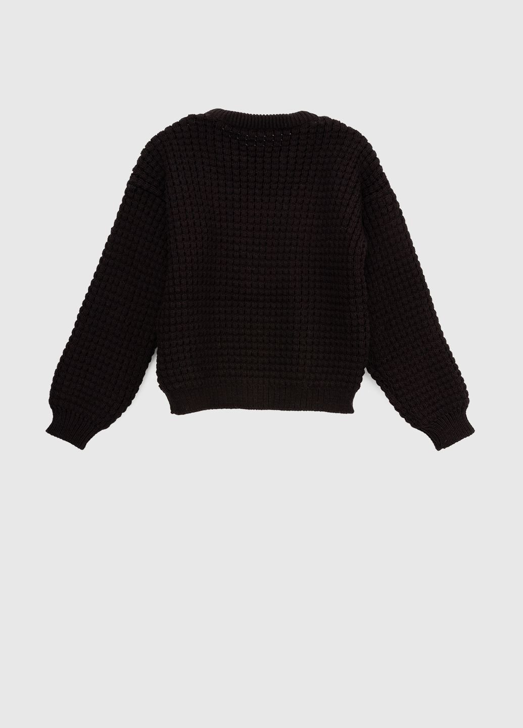 Черный зимний свитер Toontoy