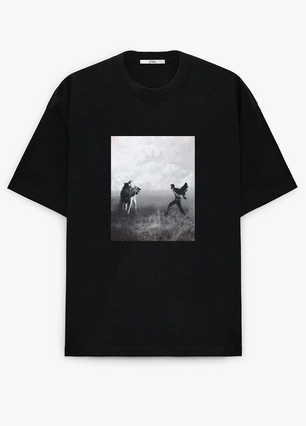 Унісекс футболка з принтом VOU Surrealist black (263346011)