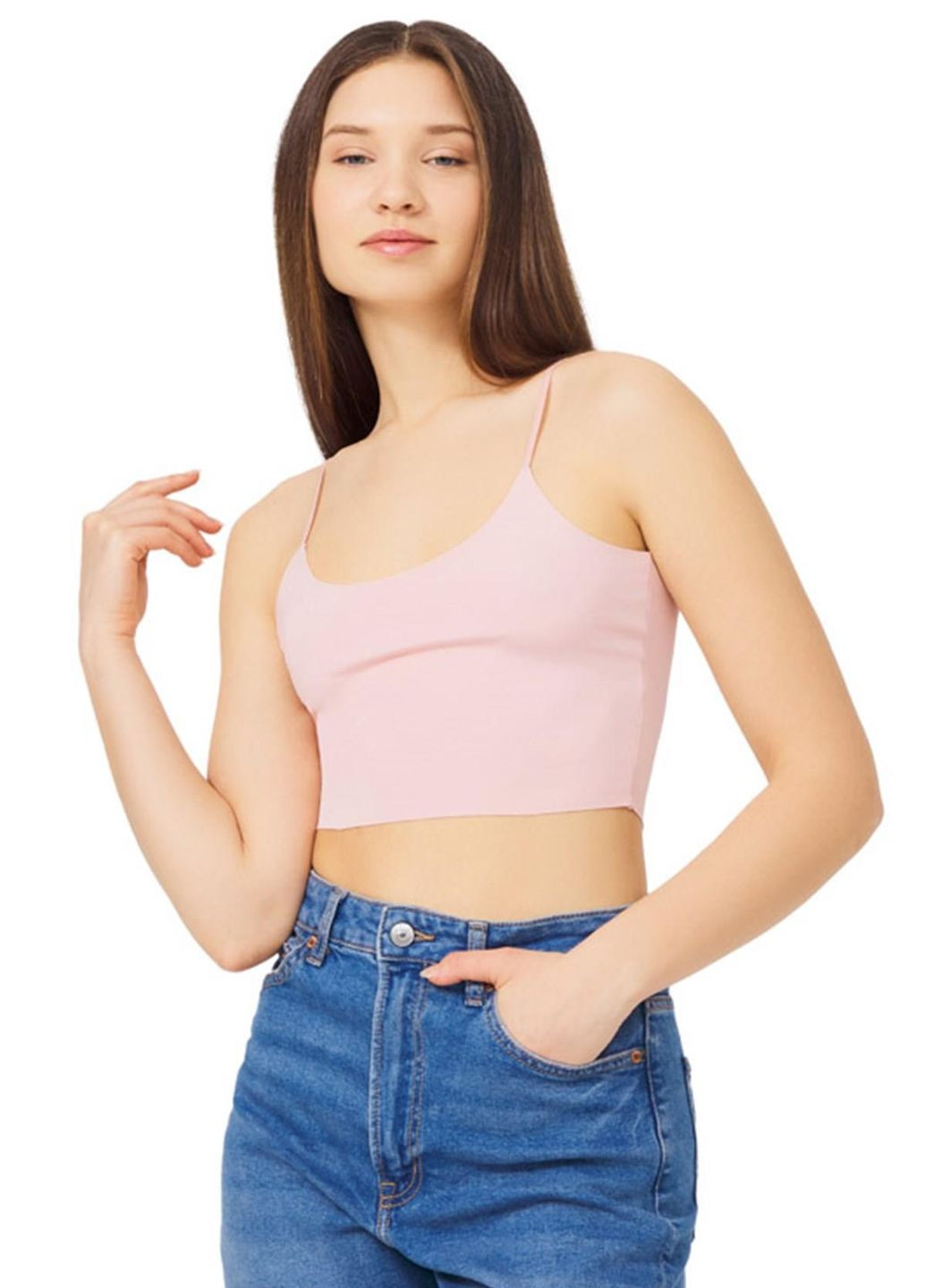 Бесшовный топ Cottonhill CH1752 pale pink (263345880)