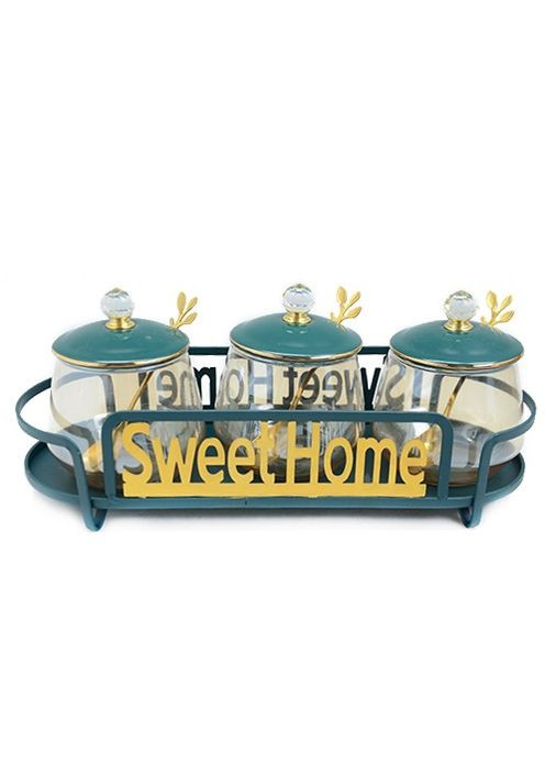 Банки на подставке "Sweet " 4пр/наб 300мл Home (263204258)