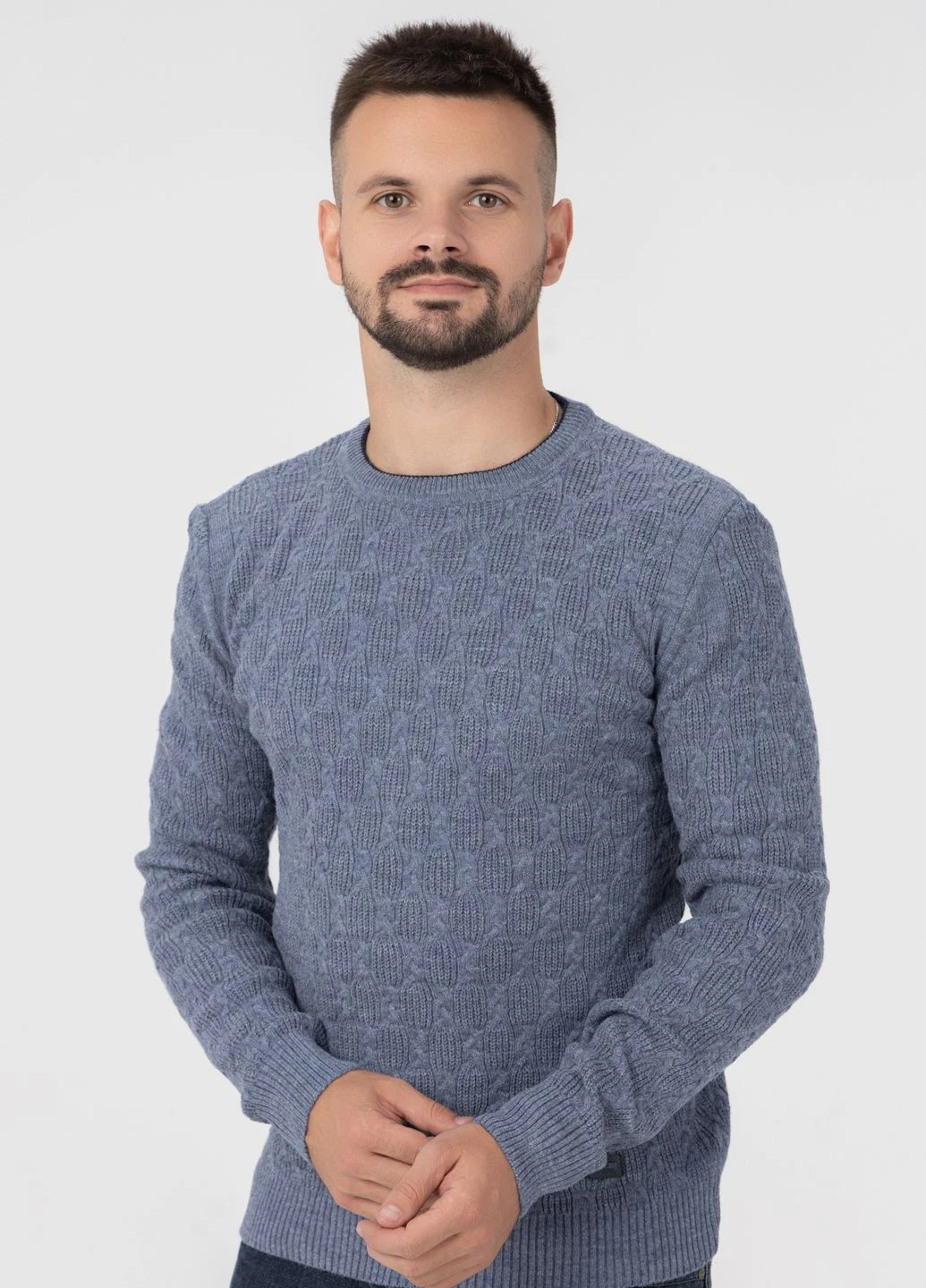 Синій зимовий джемпер Stendo