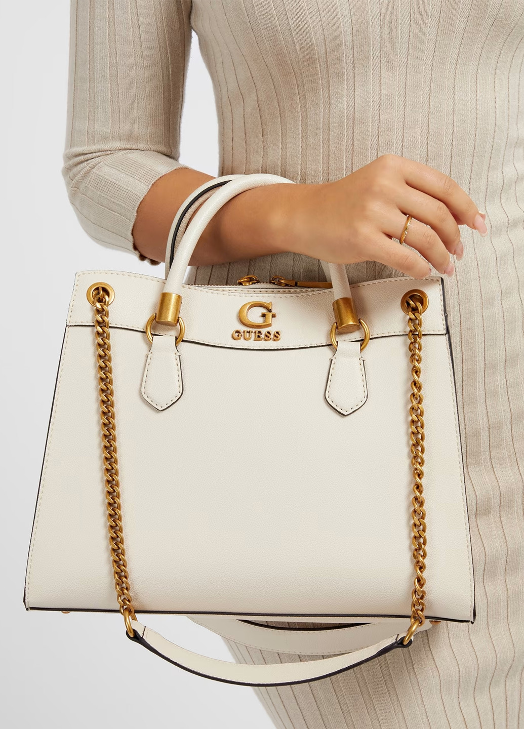 Сумка жіноча із еко шкіри Guess NELL GIRLFRIEND SATCHEL (263345531)