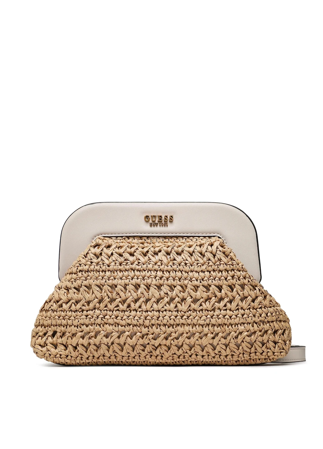 Сумка жіноча солом'яна Guess LIGURIA FRAME CLUTCH (263345514)