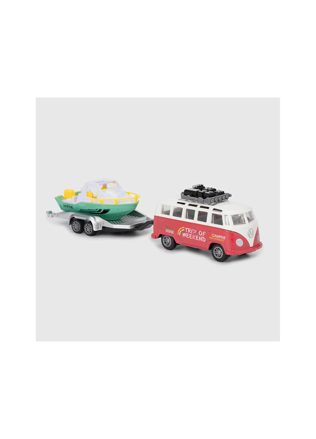 Іграшка автобус AP7451 з човном No Brand (263344082)