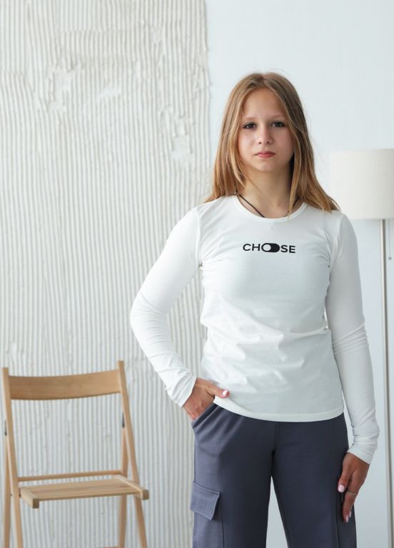 Підлітковий лонгслів для дівчинки Choose Gbi Teens Габби (263344005)
