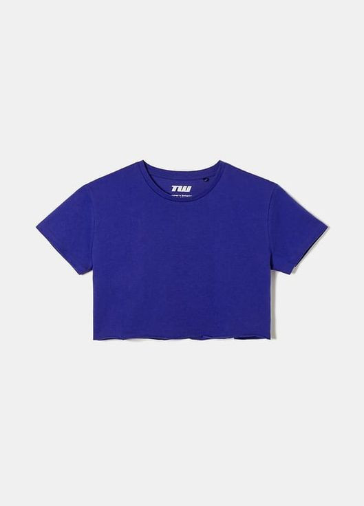 Темно-синяя летняя футболка Tally Weijl