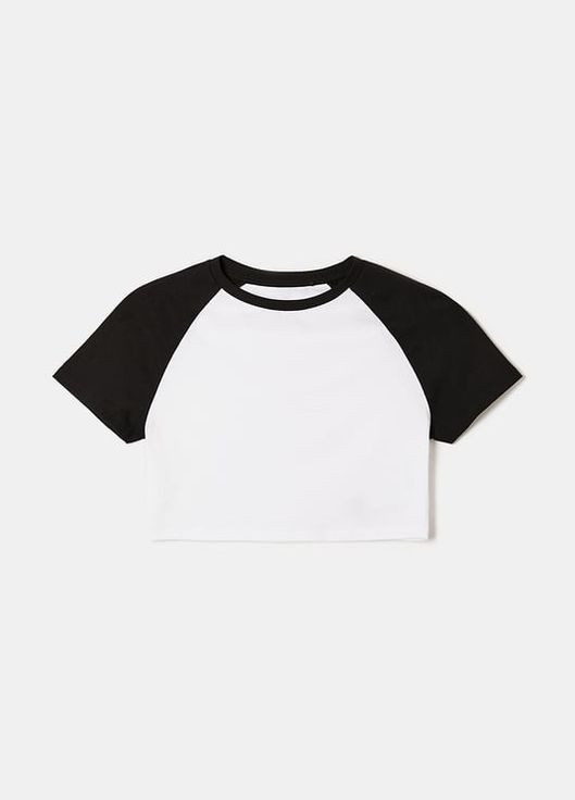 Черно-белая летняя футболка Tally Weijl