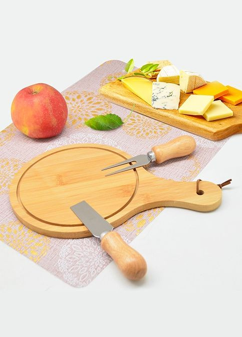 Дошка для сиру з ножами 3пр/наб 18*26см Home (263351156)