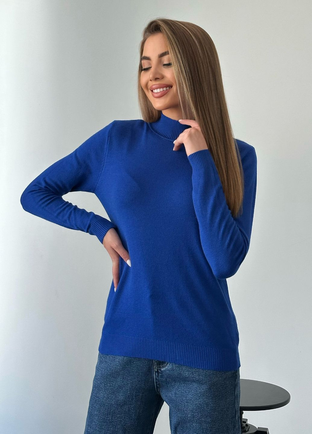 Синий демисезонный свитер Magnet WN20-46