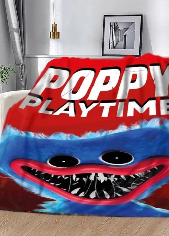 Плед "Poppy Playtime" 3D плюш 135х160 см арт 2442 No Brand (263513569)