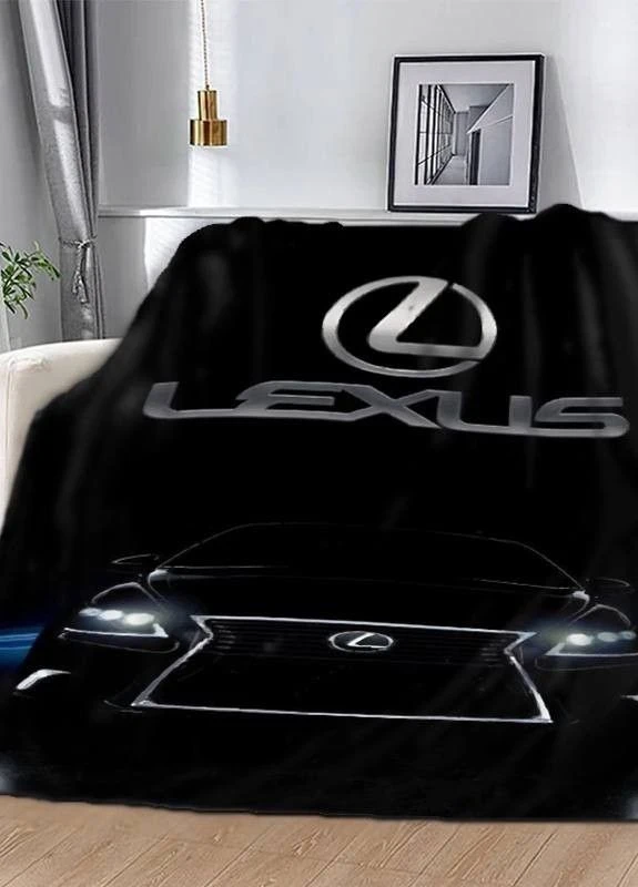 Плед "LEXUS" 3D плюш 160х200 см арт 2668 No Brand (263513653)