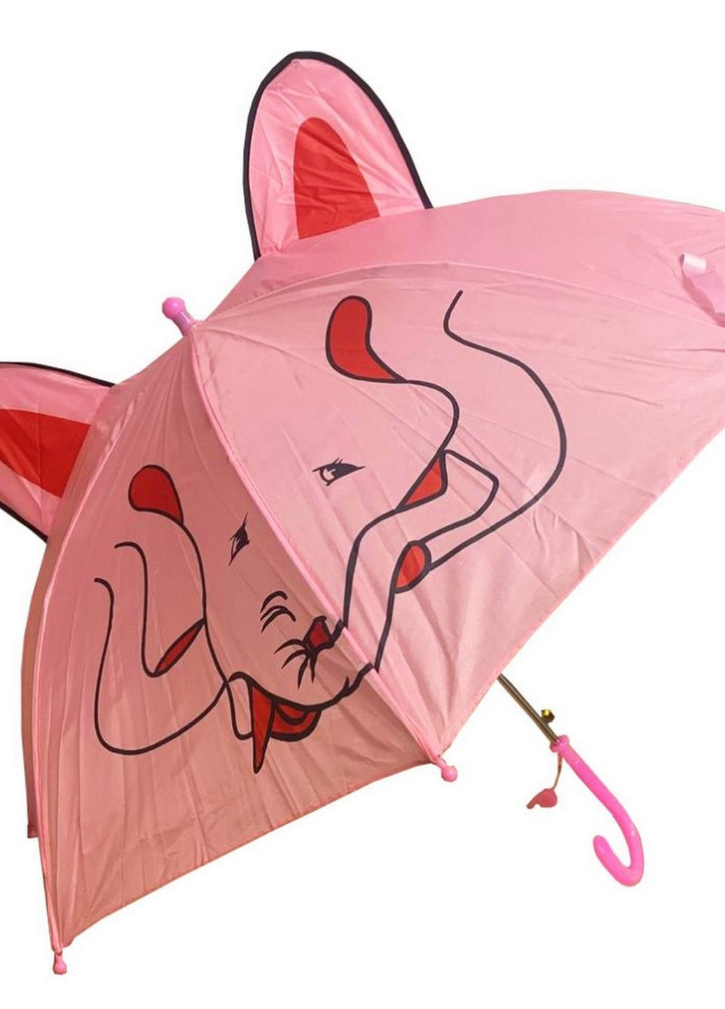 Детский зонтик с ушками SY-15 трость, 60 см (Слоник) Color-it (263353508)