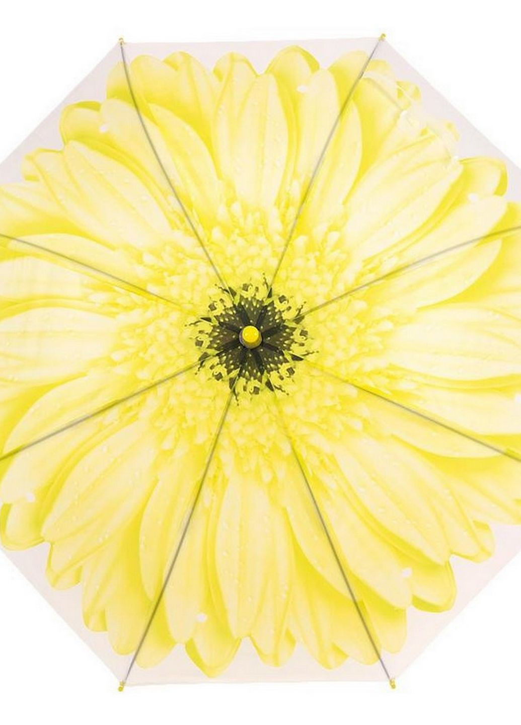 Детский зонтик "Цветок" Х2109 трость, 62 см (Желтый) Color-it (263353501)