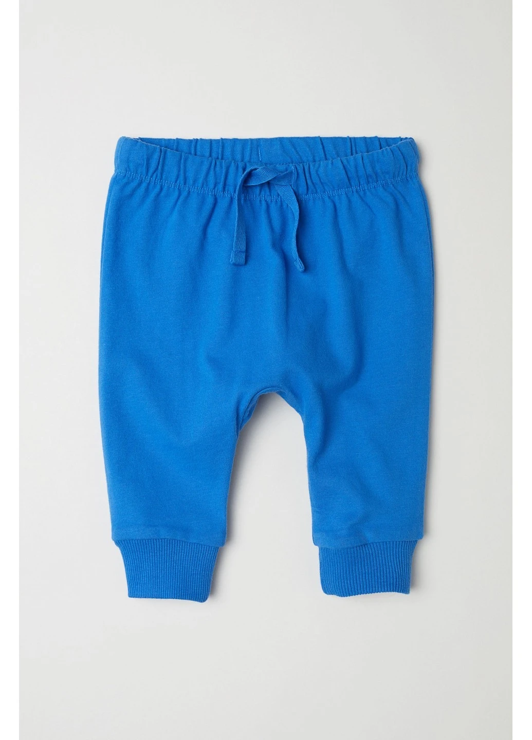 Синие кэжуал демисезонные брюки H&M
