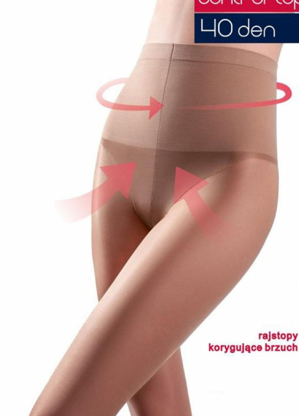 Колготки з широким коригуючим поясом Mona Control top 40d black (263357400)