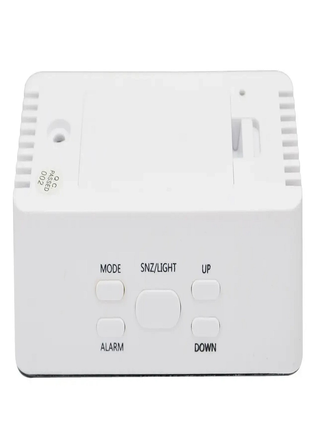 Настольные электронные часы с подсветкой и питанием от сети 220В или батареек DS-3658 Белый корпус Зеленая подсветка VTech (263360269)