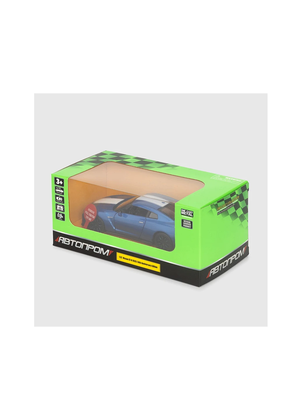 Игрушка Машина Nissan GT-R (R35) 68469 АВТОПРОМ (263429092)