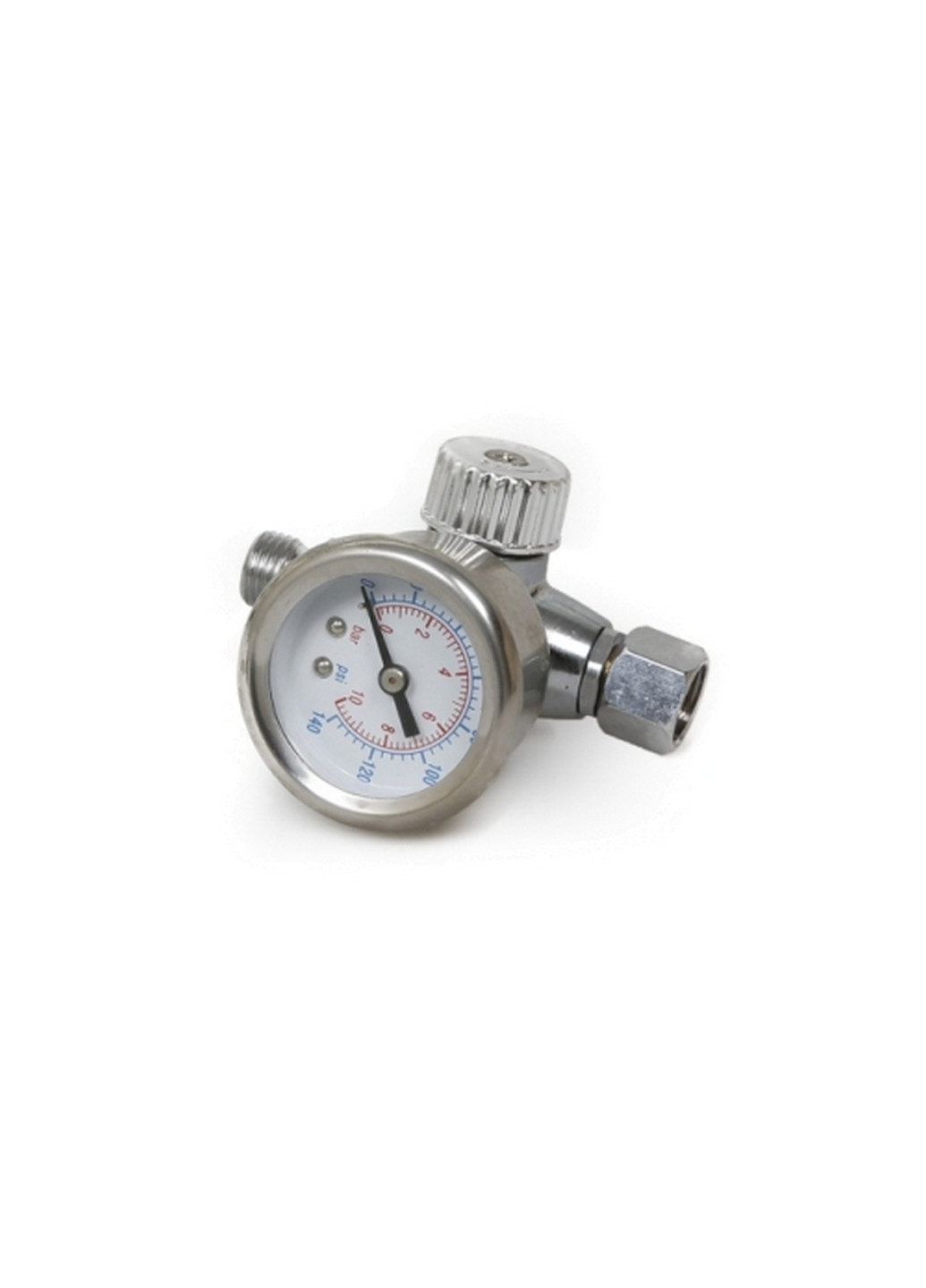 Регулятор тиску повітря для фарбопультів Gloss (з манометром) 10х8х10 см No Brand (263425193)