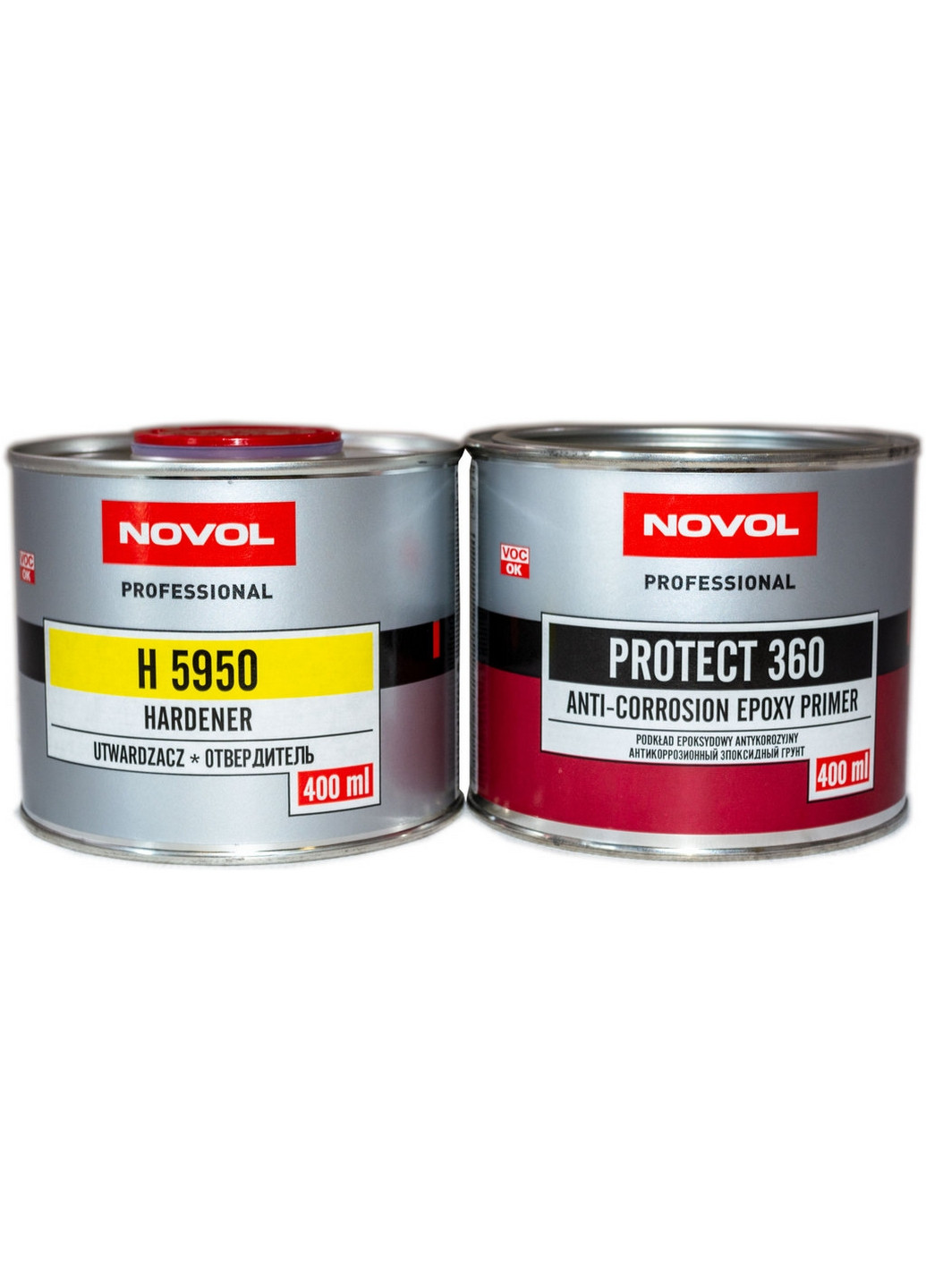 Грунт епоксидний 1:1 0.4 л Protect 360 (відп. 5950 - 400 мл) Anti-Corrosion 8х10х10 см No Brand (263426267)