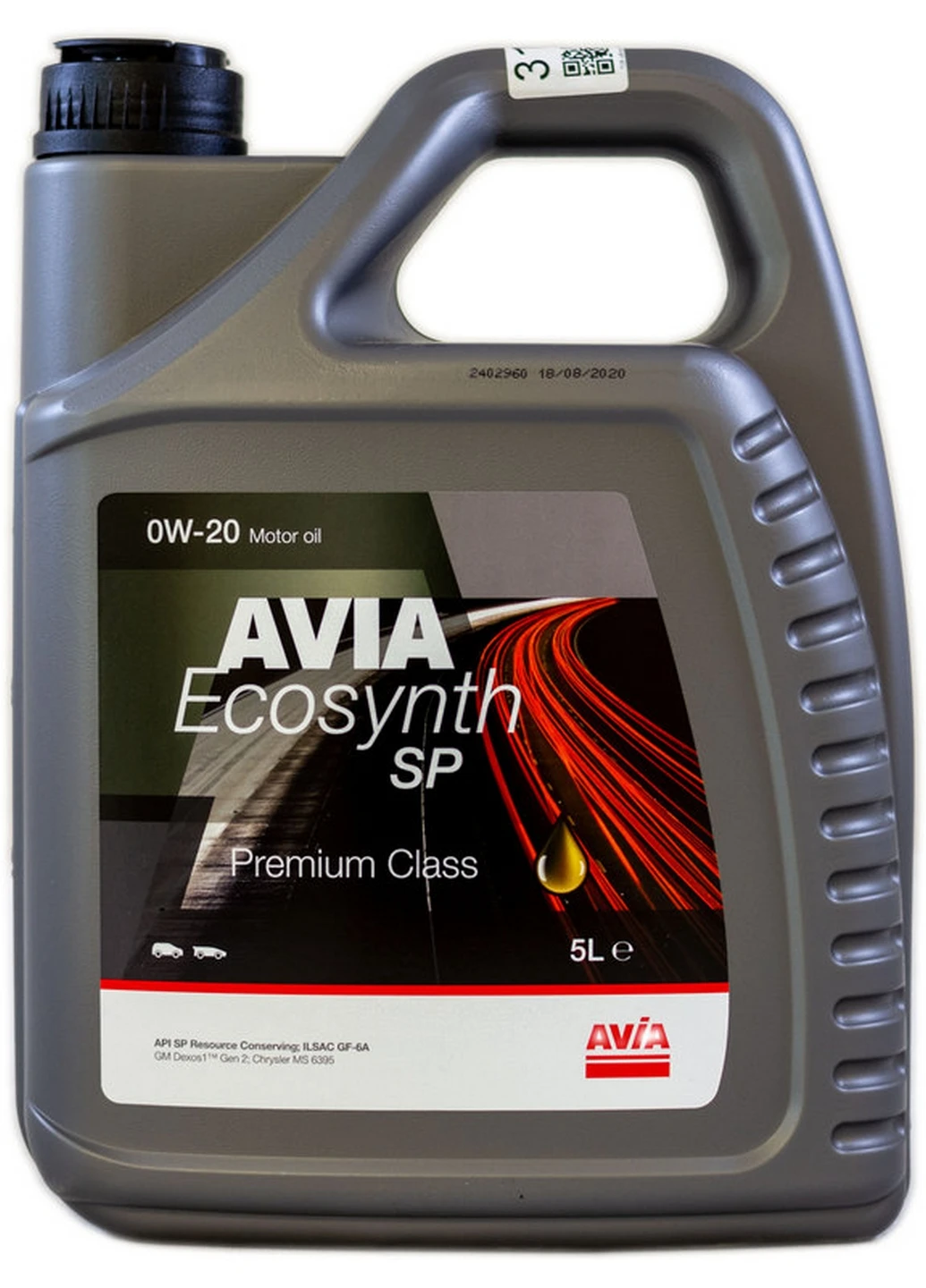Масло 0w20 5л Ecosynth SP, API SP 30х22х11 см Avia (263427122)