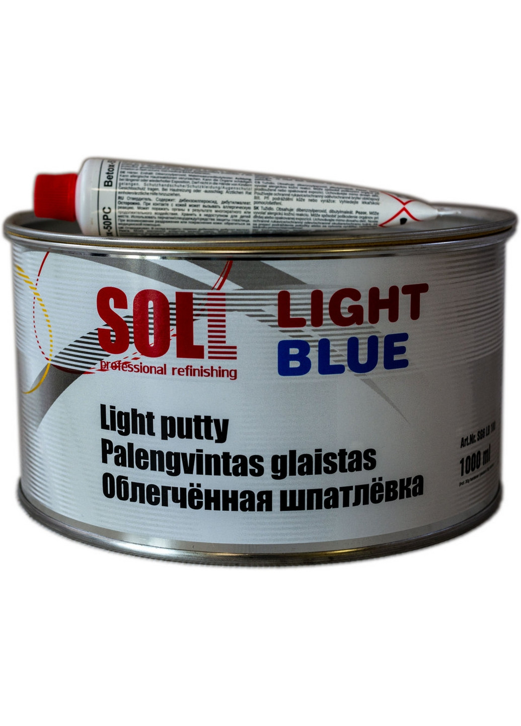 Шпаклевка универсальная 1.0 л Light Blue (мягкая) 8х16х16 см No Brand (263425306)
