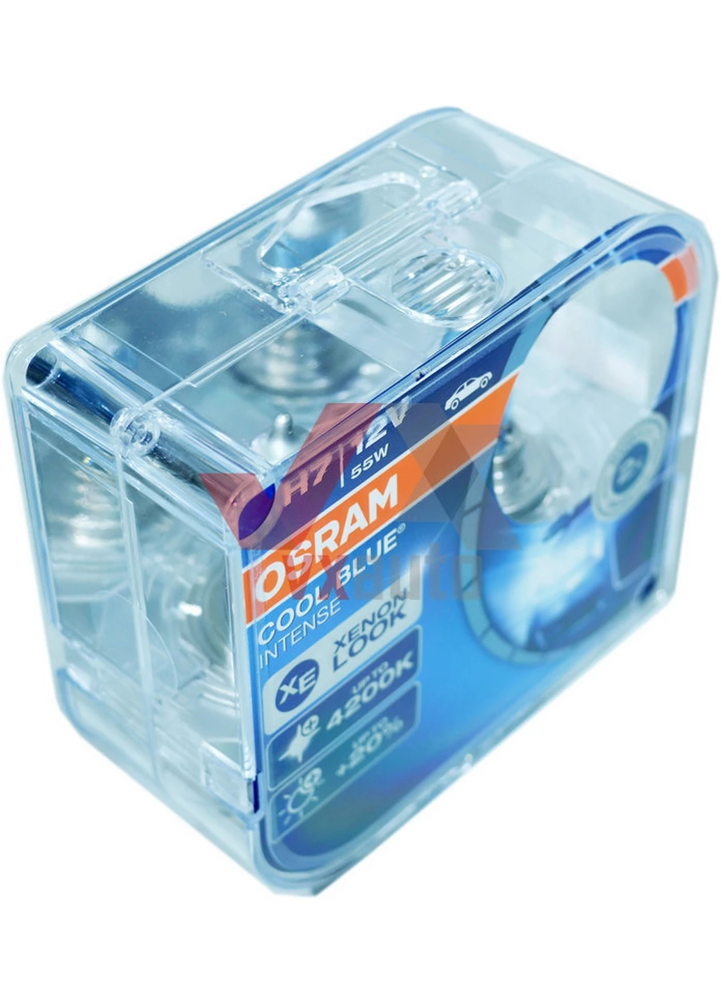 Галогенна лампа H7 12V 55W PX26D +20% Cool Blue Intensive, (2 шт.) 14х10,5х5,5 см Osram (263425531)