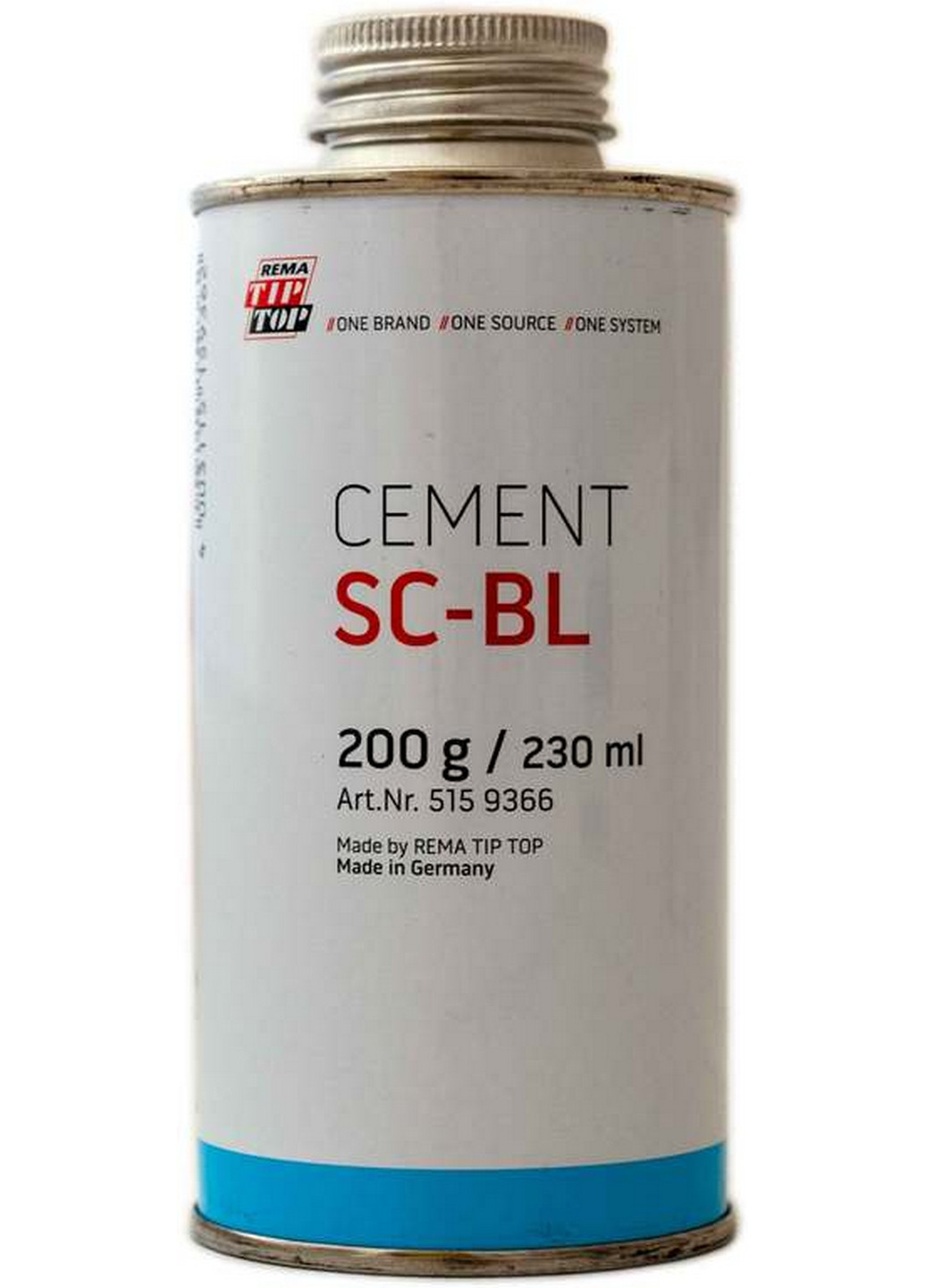 Клей шиномонтажный бескамерный 200 г/230 мл (Cement SC-BL) 6х13х6 см Tip Top (263426373)