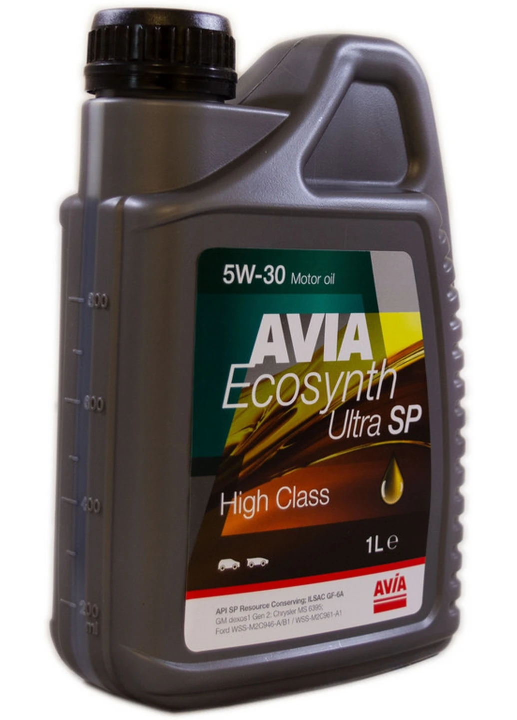 Масло 5w30 1л Ecosynth Ultra, API SP 20х13х5,5 см Avia (263426116)