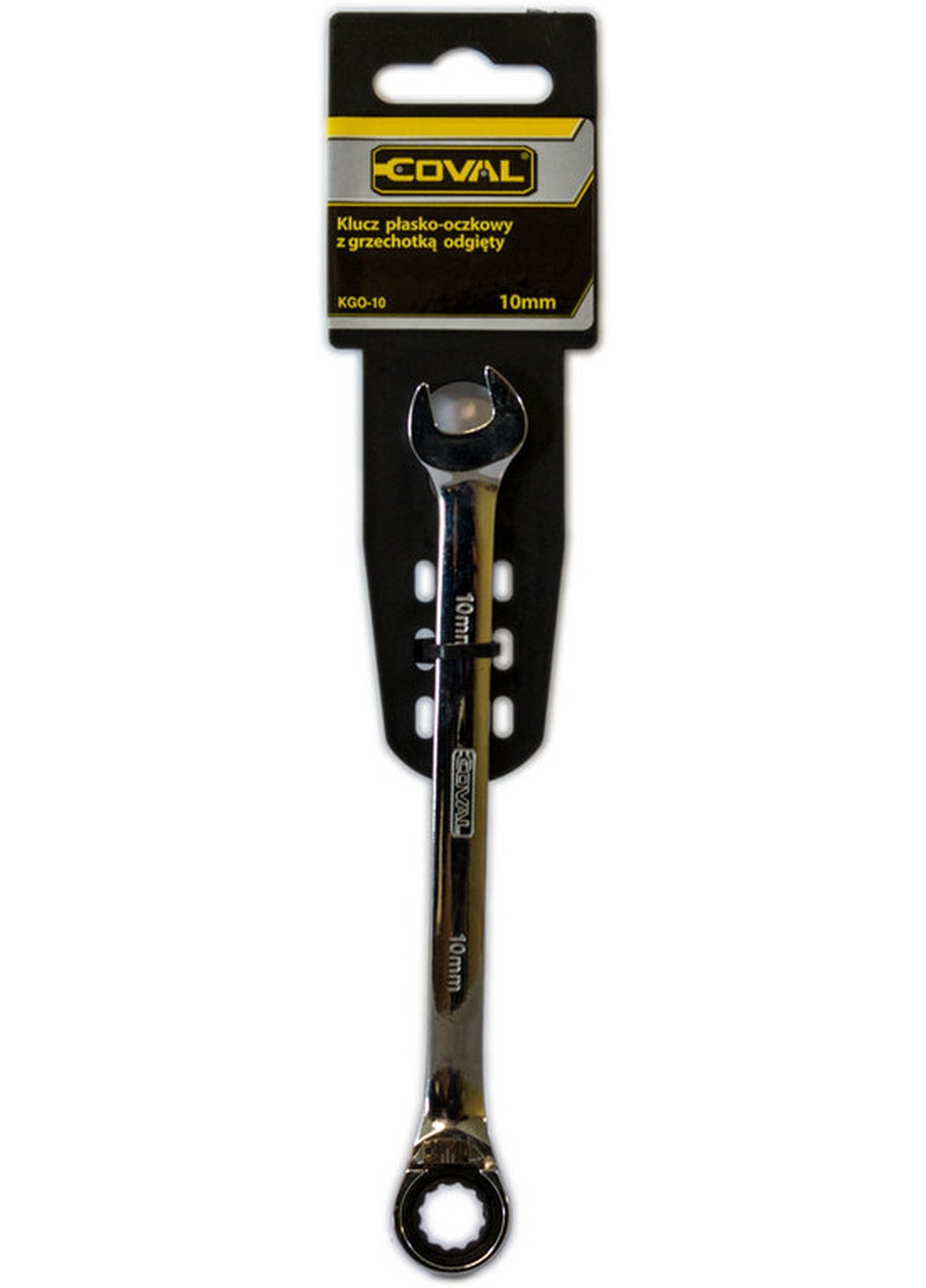Ключ комбинированный с трещоткой 19 мм (изогнутый) 19 мм No Brand (263425177)