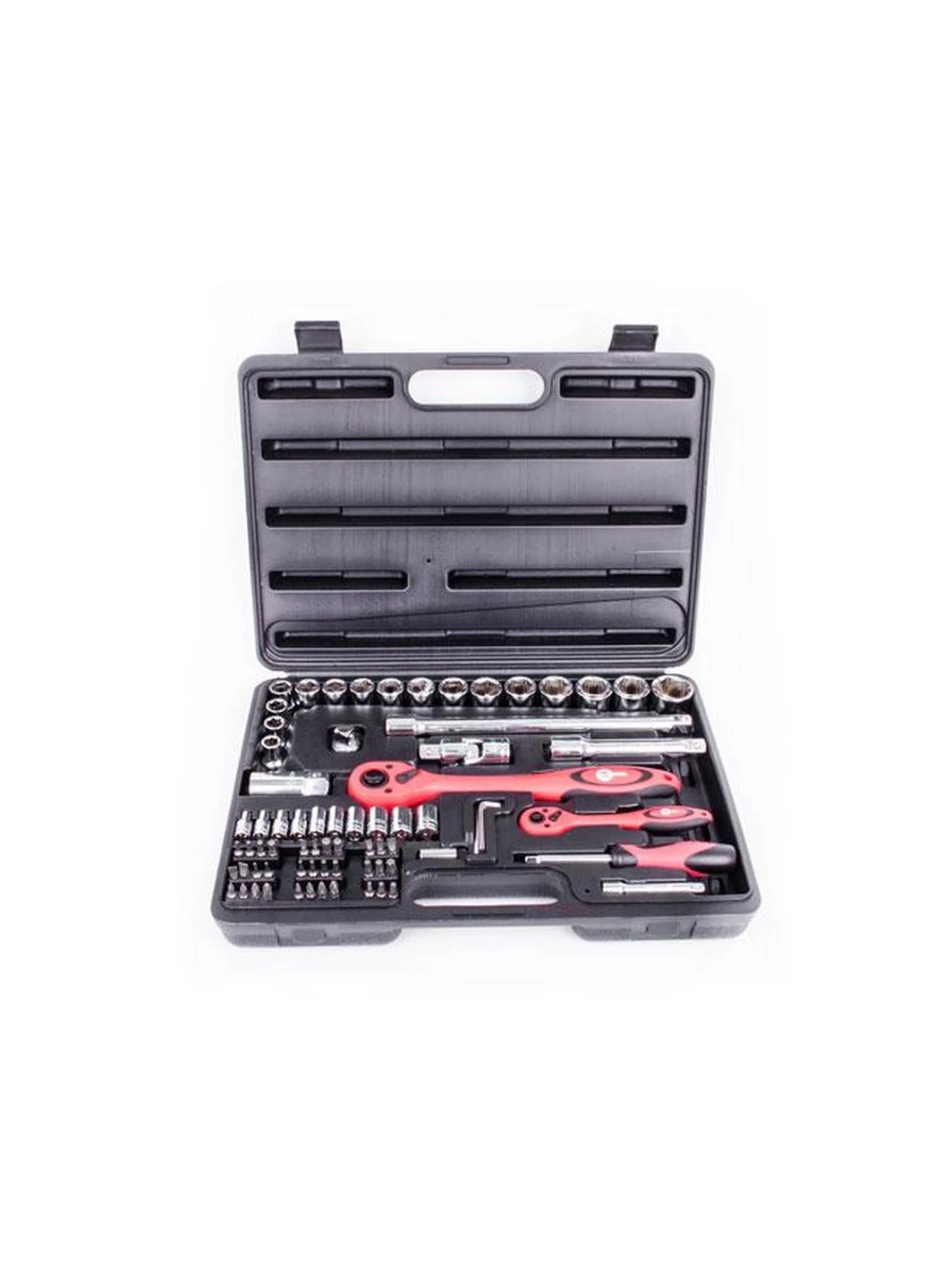 Комплект інструментів 72 од. 1/2", 1/4" Cr-V (професійний) 21х20, 6х20, 6 см Intertool (263425343)