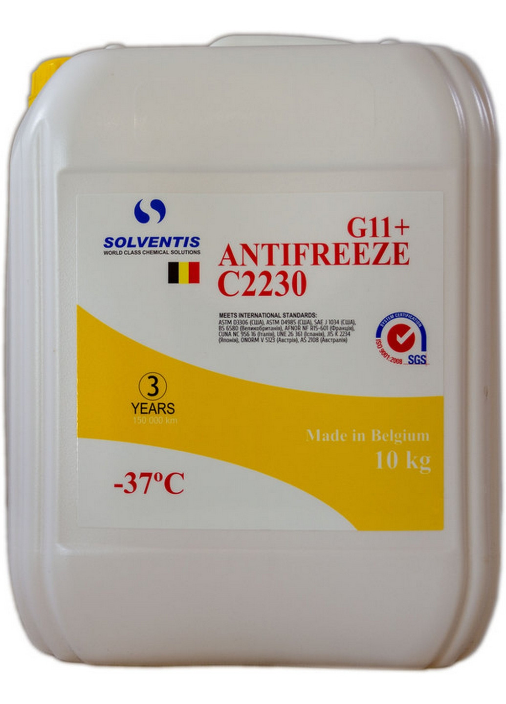 Жидкость охлаждающая 10 л -37°С Антифриз G11+ 29х22х18 см No Brand (263424200)