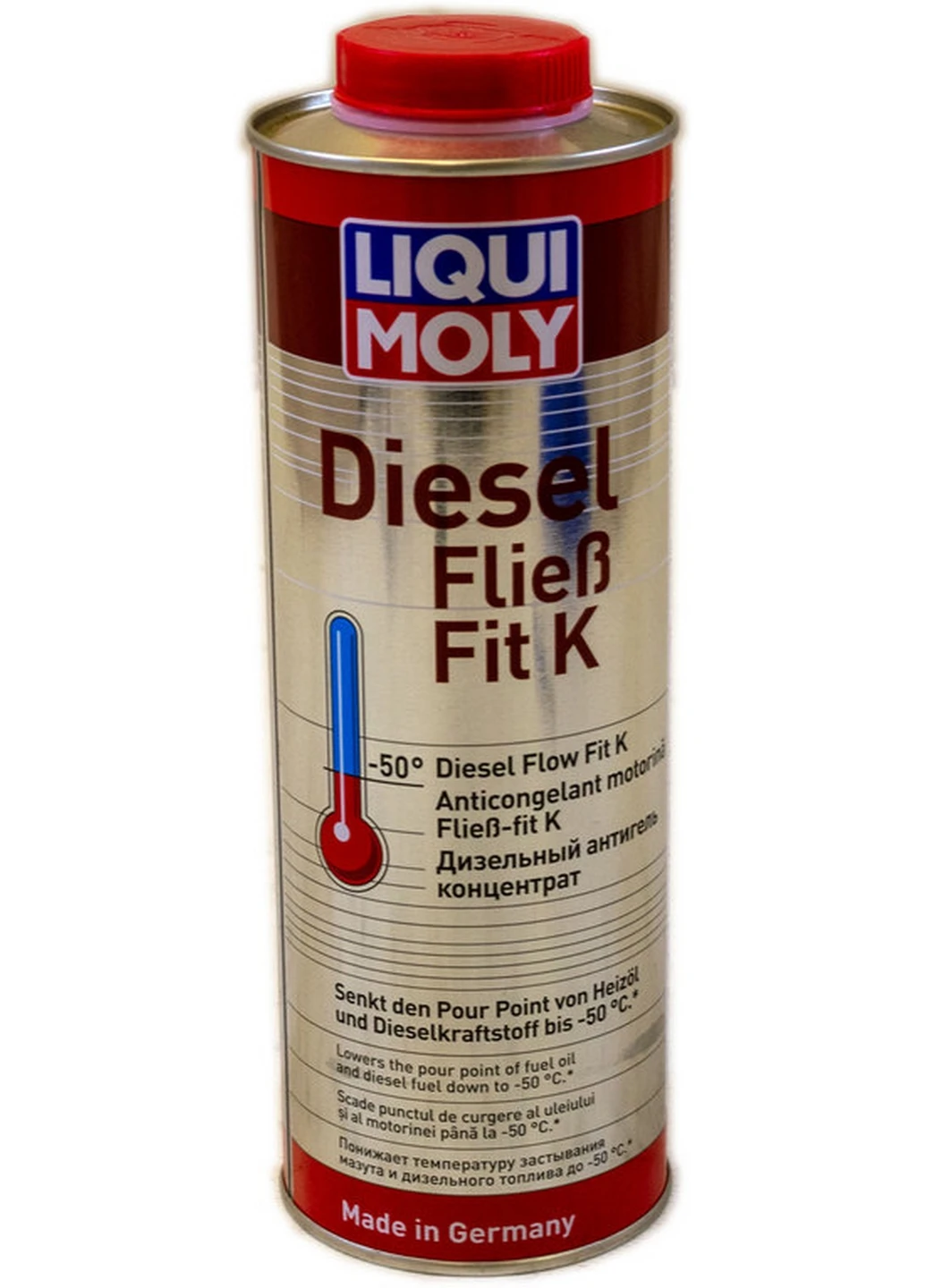 Присадка в паливо (дизельне) 1000 мл Diesel Flieb Fit K (антигель концентрат) 8х24х8 см Liqui Moly (263425447)