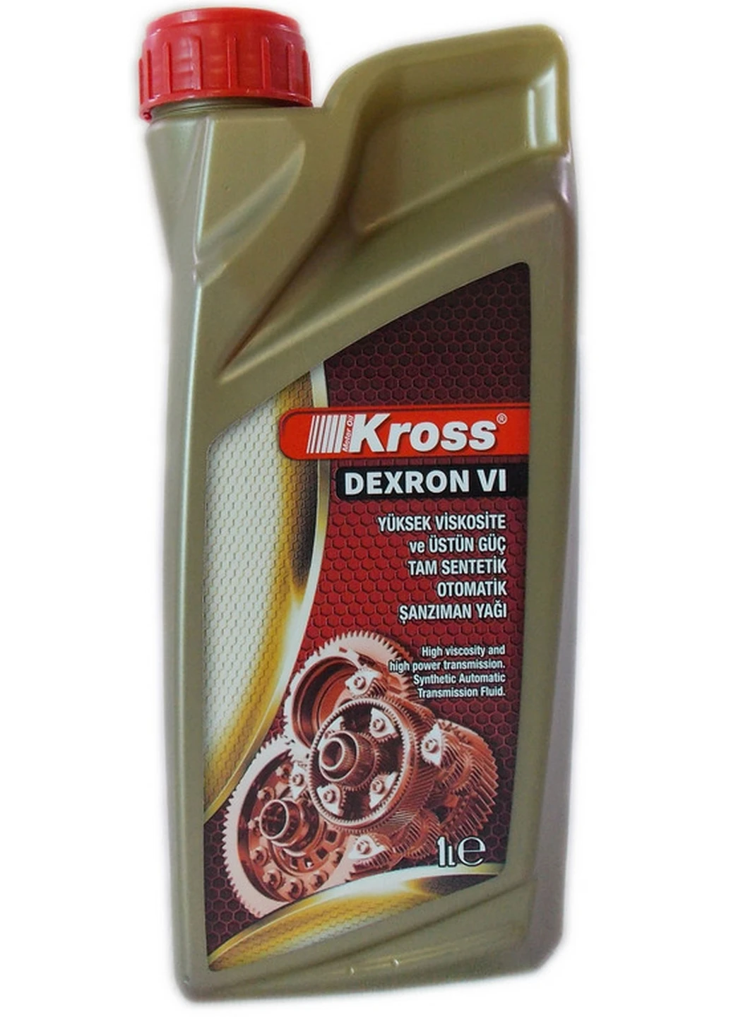Масло трансмісійне ATF Dexron VI 1 л 6х23х10 см Kross (263424341)