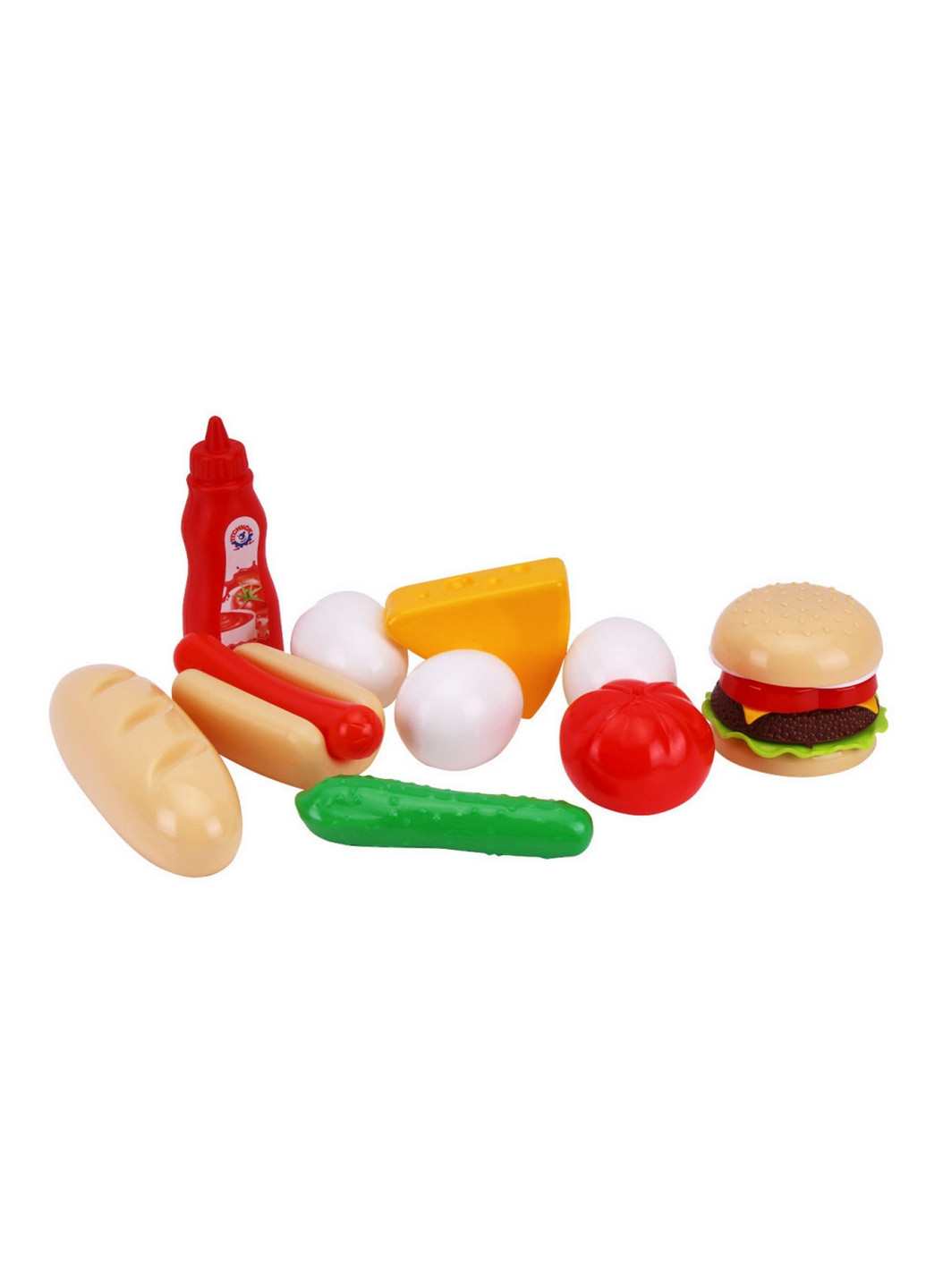 Игровой набор Продукты, 12 предметов 16х12х18,5 см ТехноК (263425389)