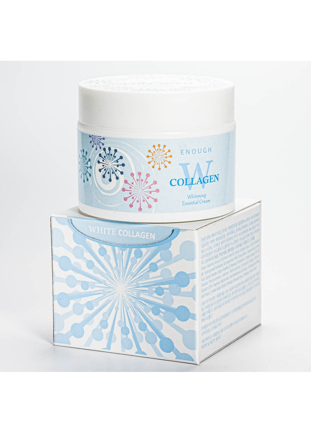 Крем освітлювальний для обличчя W Collagen Whitening Premium Cream з колагеном ENOUGH (263427498)