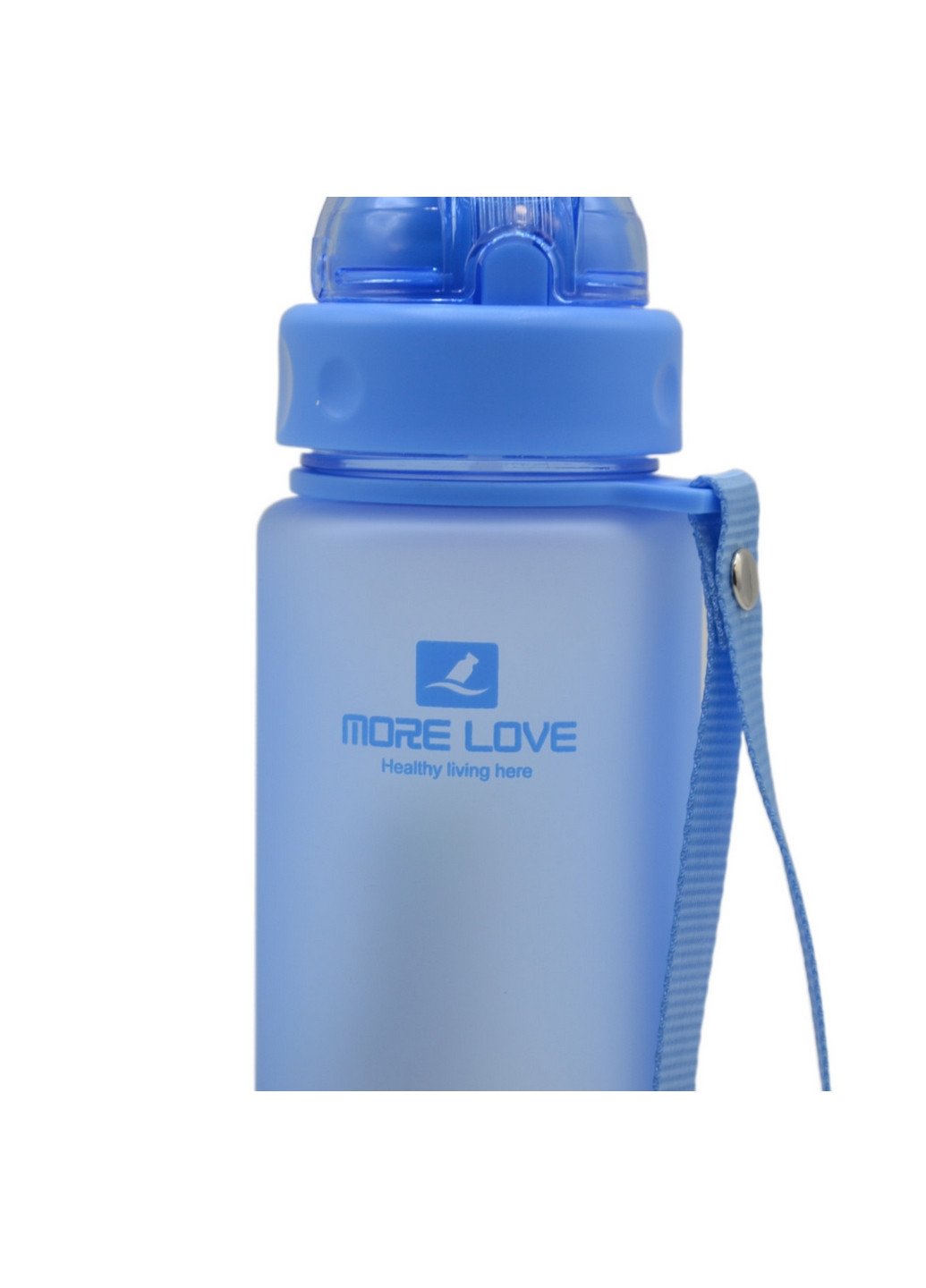 Бутылка для воды More Love с соломинкой 400 мл Casno (263427631)