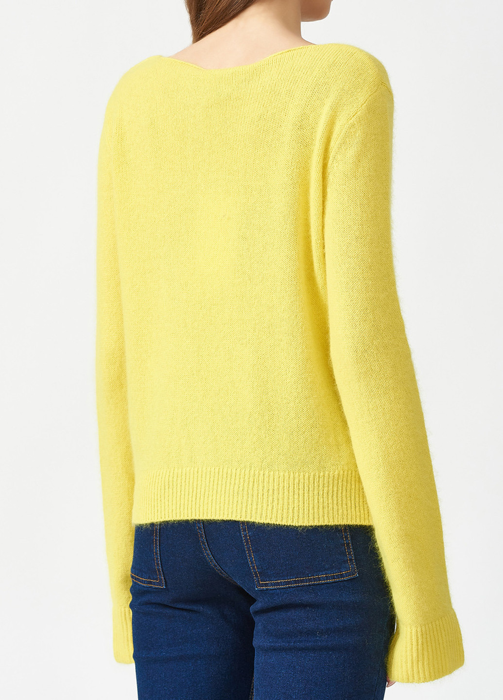 Желтый демисезонный свитер Kocca