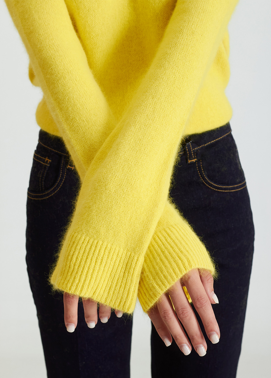 Жовтий демісезонний светр Kocca