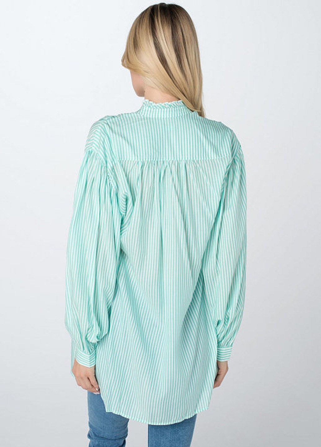 Бірюзова демісезонна блуза United Colors of Benetton