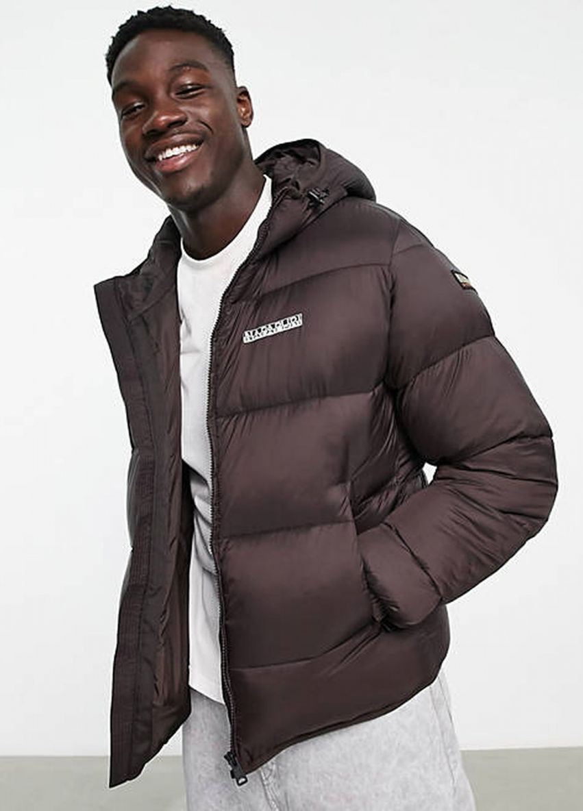 Коричневая зимняя куртка Napapijri зимова 119170102 brown