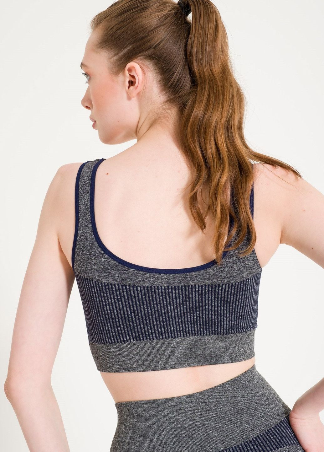 Бесшовный спортивный топ FORM ACTIVE 1710 navy blue (263437127)