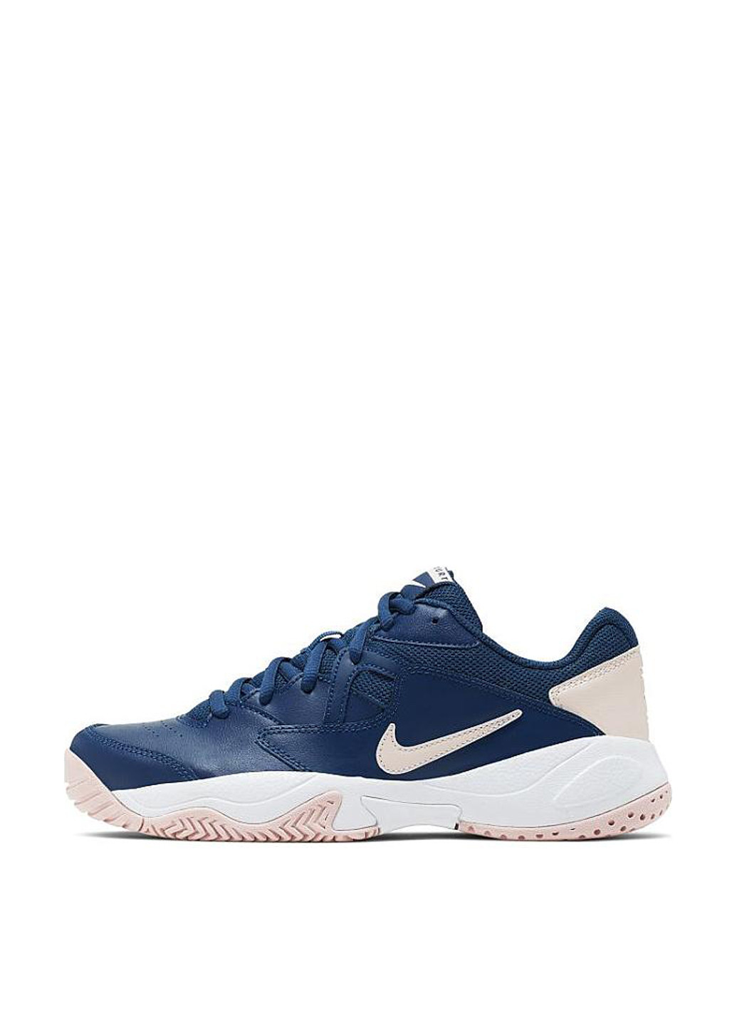 Синій осінні кросівки жіночі court lite 2 clay blue/pink (36) 5,5 Nike