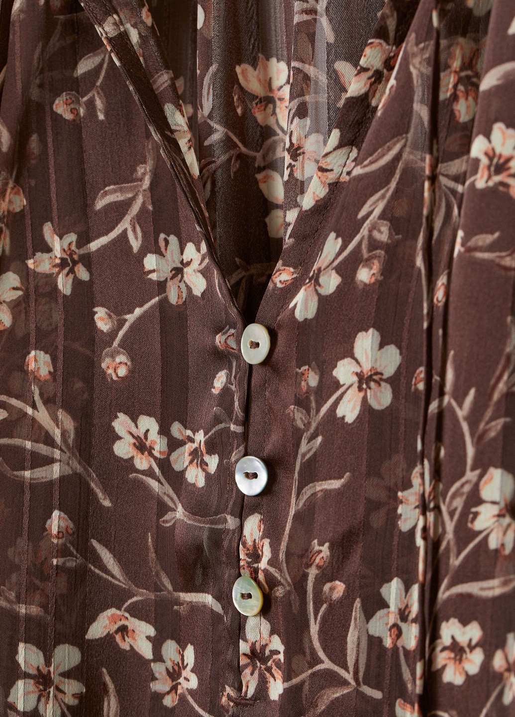 Коричневая блузка H&M