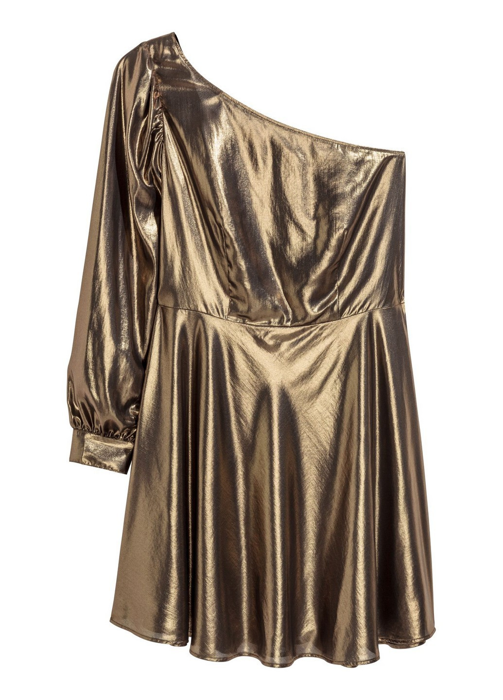 Золотий сукня H&M однотонна