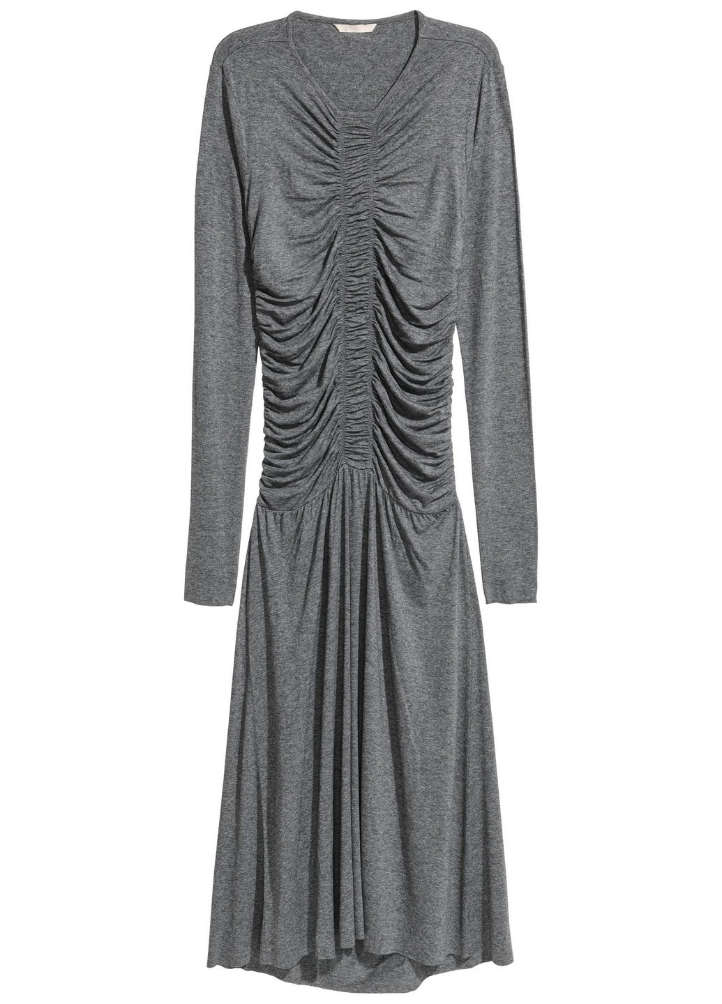 Сіра кежуал сукня H&M однотонна