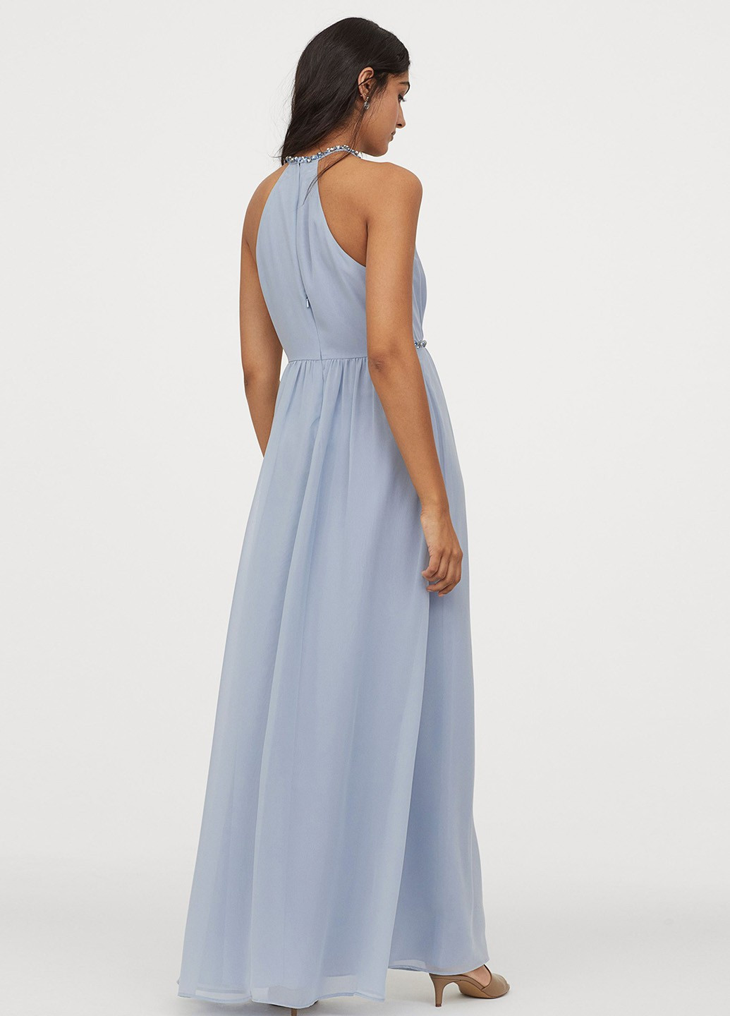 Синя сукня H&M однотонна