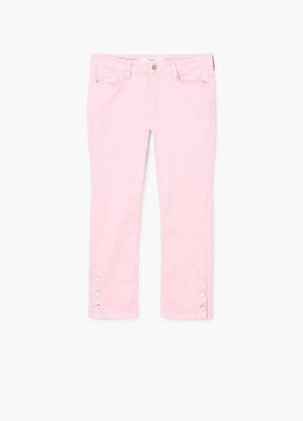 Розовые летние брюки Mango
