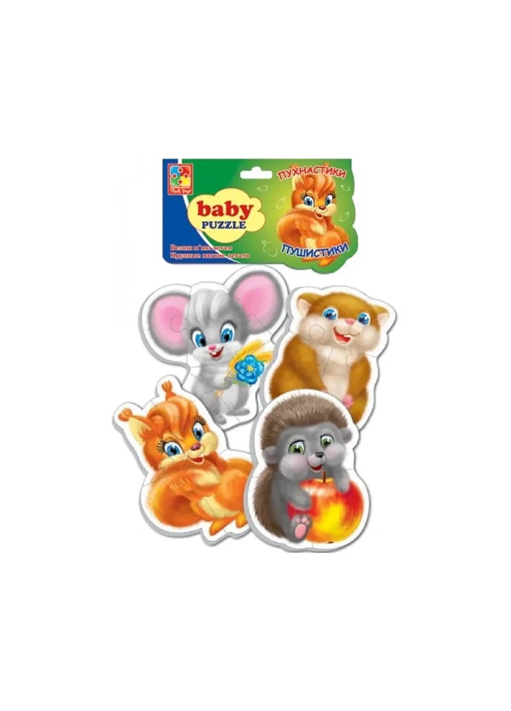 Бейби пазлы Пушистики VT1106-89 Vladi toys (263674538)