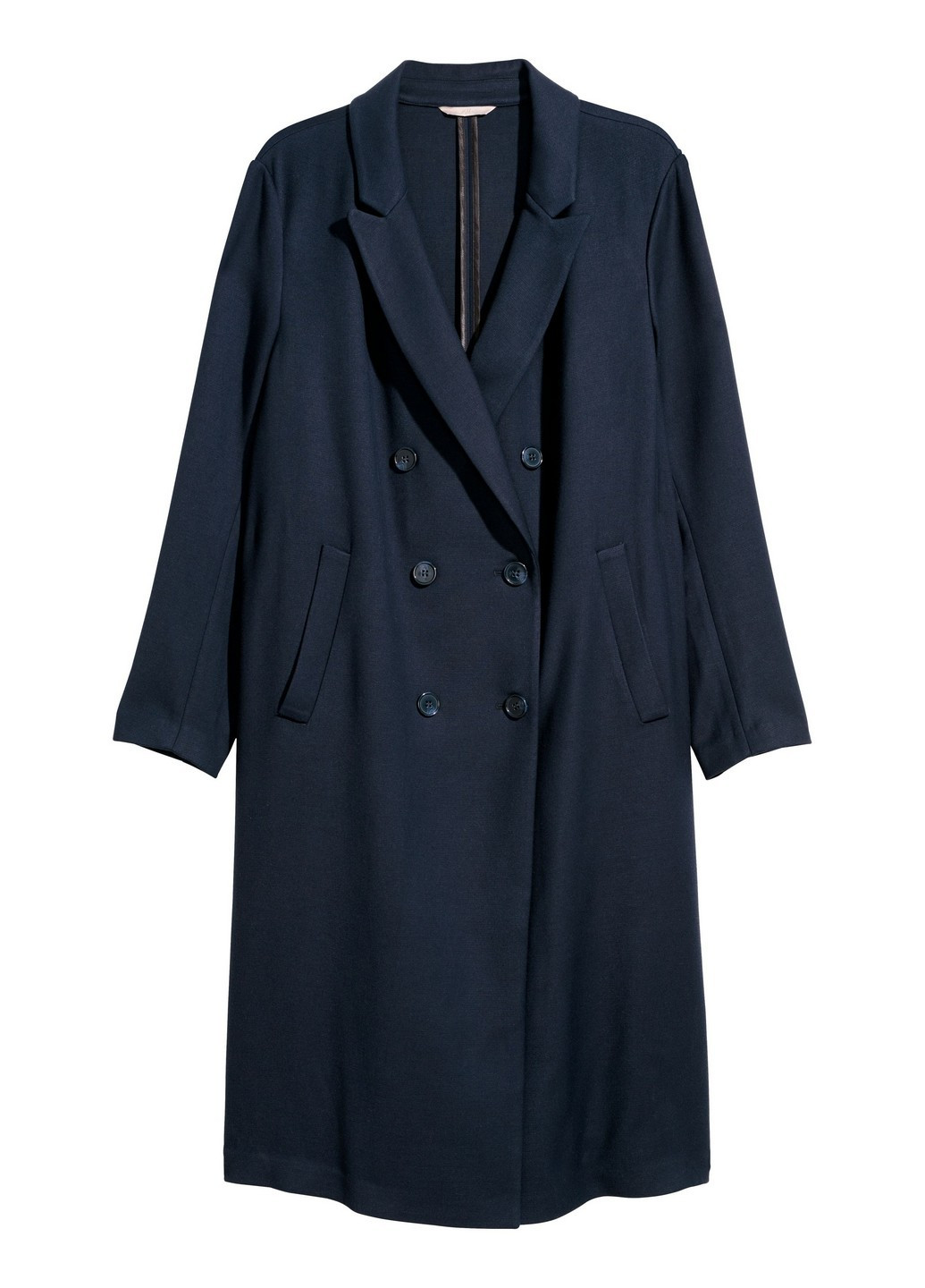 Синее демисезонное Пальто H&M