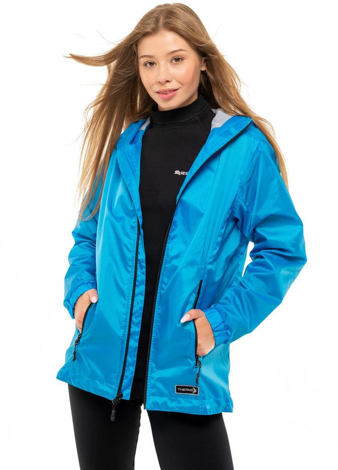 Синяя демисезонная куртка спортивная мужская синяя ThermoX Ripstop ProTech Jacket